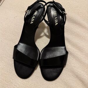 Prada Women's Leather Slingback Sandals